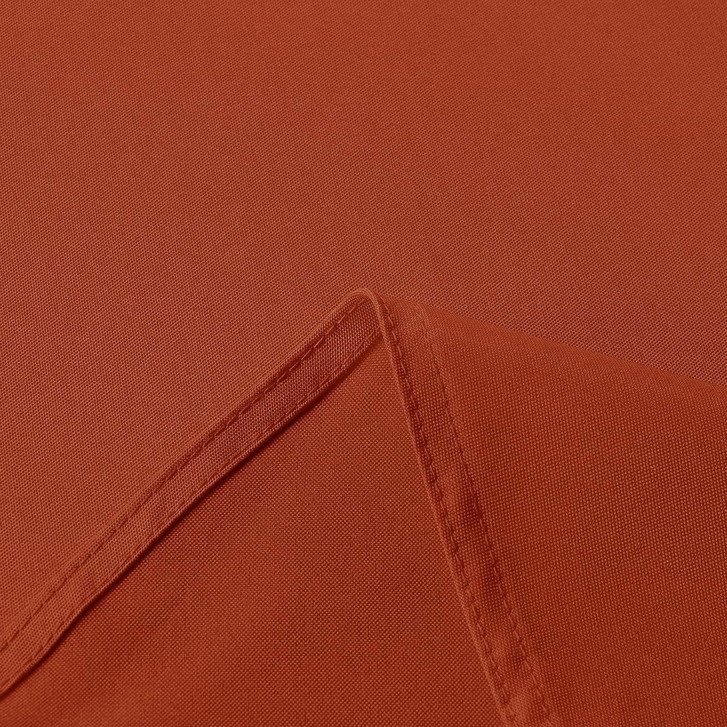 sancua Rectangle Tablecloth 60 x 120 Inch Burnt Orange, Stain and Wrinkle Resistant Washable Fabric Fall Table Cloth, Thanksgiving Polyester Table Cover for Dining Parties Rust Pumpkin Orange
