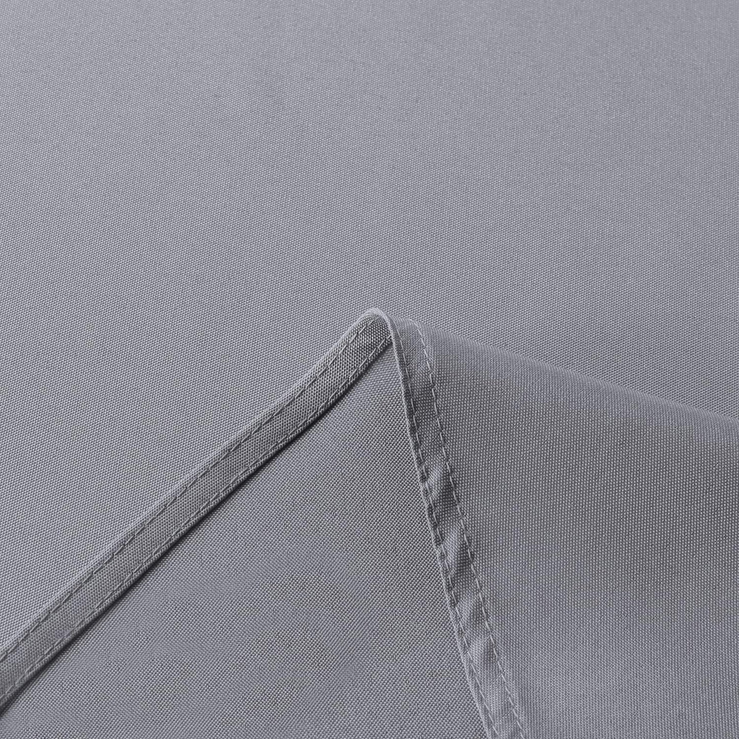 sancua Rectangle Tablecloth - 54 x 120 Inch - Water Resistant Spill Proof Washable Polyester Table Cloth, Decorative Fabric Table Cover for Dining Tables, Buffet Parties and Camping, Light Grey