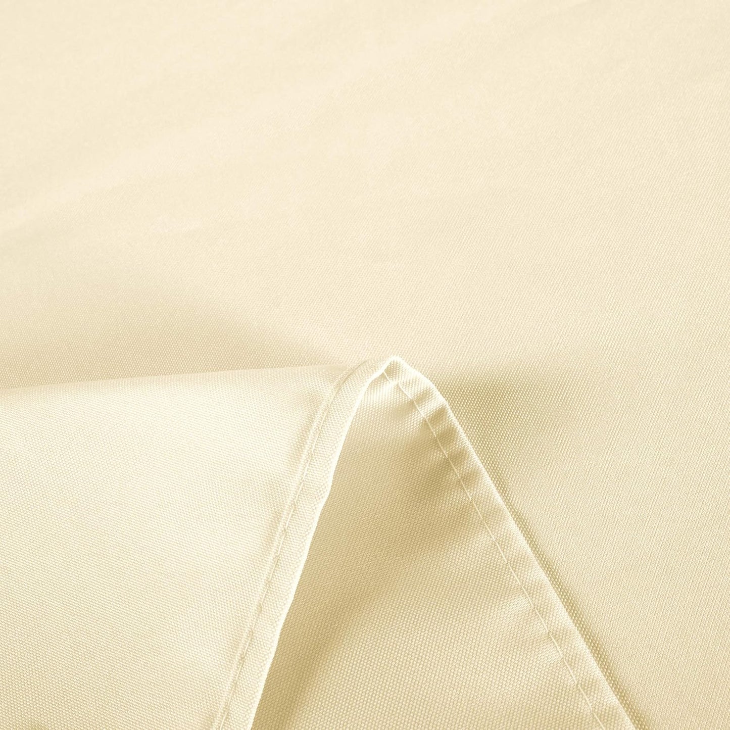 sancua Square Tablecloth - 54 x 54 Inch - Stain and Wrinkle Resistant Washable Polyester Table Cloth, Decorative Fabric Table Cover for Dining Tables, Buffet Parties and Camping, Beige