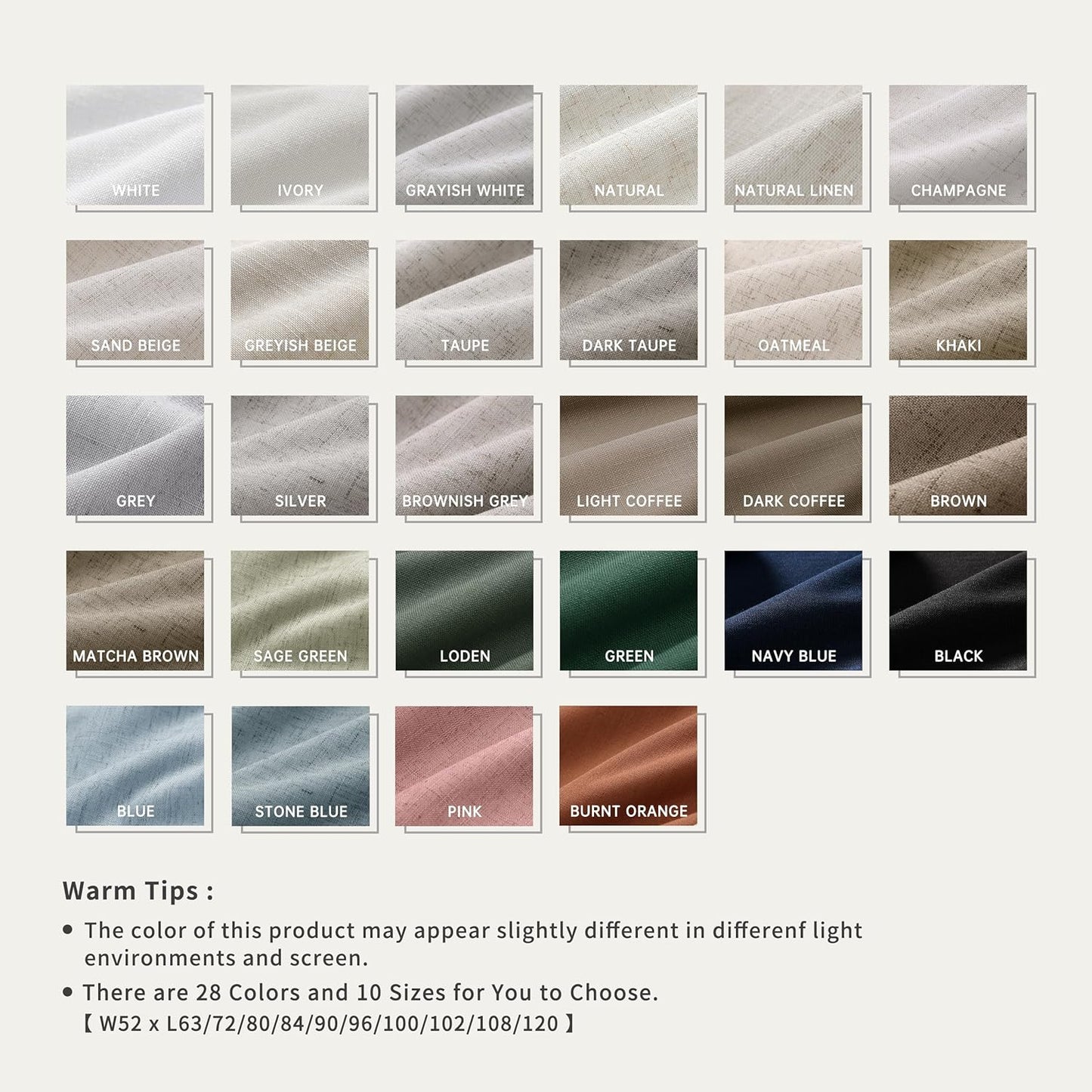 BOODII Sage Green Blackout Curtains for Bedroom 90 Inch Length Off White Black Out Drapes Modern Aesthetic Decorative Curtains for Nursery Boy Thermal Insulated Noise Reducing Linen Textured Curtain