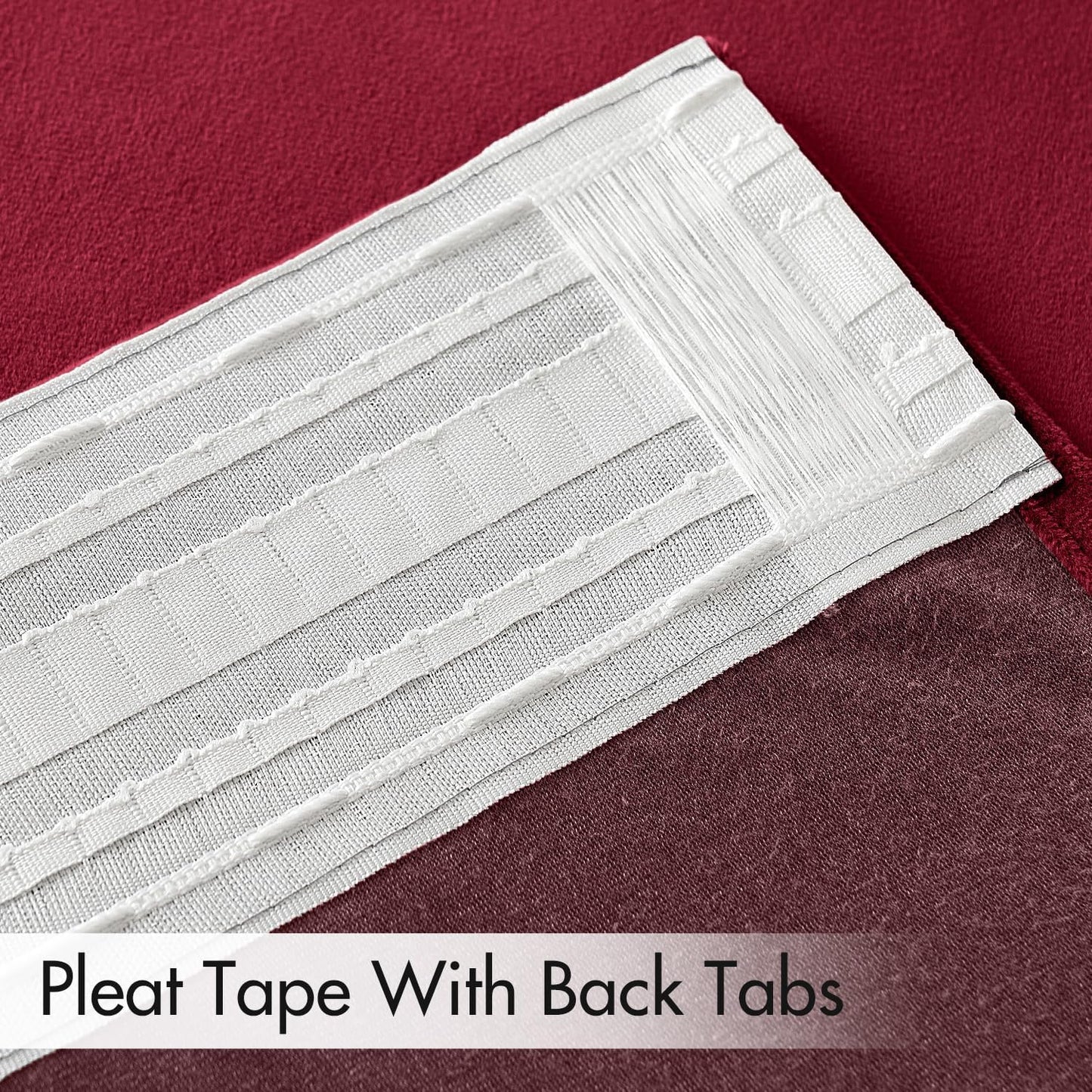 MIULEE Hot Pink Velvet Curtains 108 inches 2 Panels - Luxury Room Darkening Window Drapes for Bedroom Living Room Thermal Insulated Super Soft Blackout Extra Long, Back Tab Rod Pocket Pinch Pleated